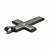 304 Stainless Steel Big Pendants STAS-O116-01BP-3