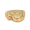 Rack Plating Real 18K Gold Plated Brass Pendants KK-E260-01G-O-3