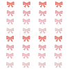 8Pcs Bowknot Decoration Paper Flag Banners AJEW-DC0003-25-1