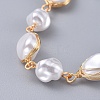 Plastic Imitation Pearl Beads Bracelets BJEW-JB04549-2