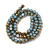 Electroplate Glass Beads Strands EGLA-P061-01A-01-2