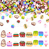 80G Handmade Polymer Clay Beads CLAY-TA0001-63-1