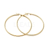 PVD Vacuum Plating 201 Stainless Steel Big Hoop Earrings for Women EJEW-G260-02F-G-1