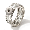 Adjustable Brass Snap Bracelet Making X-BJEW-R037-11-3