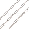 Tarnish Resistant 304 Stainless Steel Paperclip Chains CHS-L022-02P-1