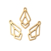 201 Stainless Steel Pendants STAS-I199-A06-G-2