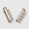 Alloy Magnetic Slide Lock Clasps PALLOY-P103-03P-2