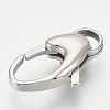 304 Stainless Steel Lobster Claw Clasps X-STAS-T033-19-2