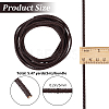 5M Braided Leather Cord with Core WL-BBC0001-01A-01-2