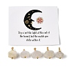 Natural White Moonstone Pendants GG-CBACE45-01G-04-1