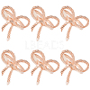 Bowknot Iron Napkin Rings DIY-WH20007-680RG-7