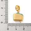 Ion Plating(IP)  304 Stainless Steel European Dangle Charms STAS-U005-40G-3