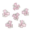 SHEGRACE Butterfly Brass Micro Pave Cubic Zirconia Spacer Bars XGRQ5K343-825P-A-1