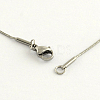 304 Stainless Steel Chain Necklaces NJEW-R223-11-3