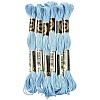 6Bundles Polyester Embroidery Floss OCOR-YW0001-25E-1