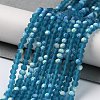 Imitation Jade Glass Beads Strands EGLA-A034-T3mm-MB27-2
