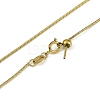 Ion Plating(IP) 304 Stainless Steel Snake Chains Necklaces NJEW-H042-04G-2