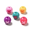 Two Tone Opaque Acrylic Beads SACR-K003-02-1