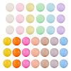 71Pcs Frosted Opaque Acrylic Beads OACR-TA0004-18-2