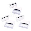 3 Bags 3 Styles Square Transparent PE Thin Film Suspension Jewelry Display Box CON-TA0001-38G-1