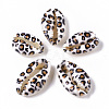 Printed Natural Cowrie Shell Beads SSHEL-R047-01-B02-2