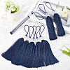 8Pcs Polyester Tassel Pendant Decorations AJEW-GF0004-66C-5