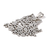 Non-Tarnish 201 Stainless Steel Pendants STAS-A094-26P-2