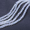 Electroplate Glass Beads Strands EGLA-A034-J10mm-B06-1