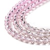 Transparent Gradient Color Glass Beads Strands GLAA-G101-2mm-14-6