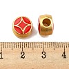 CCB Plastic European Beads CCB-P015-01G-02-3