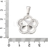 304 Stainless Steel Pendants STAS-Q349-01B-P-3