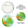 Tinplate Brooch JEWB-WH0012-020-3