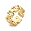 Brass Cuff Rings RJEW-C120-15G-4