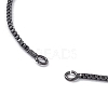 Brass Box Chains Slider Bracelet Makings KK-E068-VD012-4-2