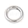 Tarnish Resistant 304 Stainless Steel Spring Gate Rings STAS-E055-23-1