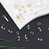 SUPERFINDINGS 7 Styles Eco-Friendly Brass Watch Band Clasps KK-FH0005-22-3