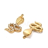 304 Stainless Steel Pendants STAS-H244-01H-G-2