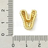 Rack Plating Brass Clear Cubic Zirconia Pendants KK-S378-01G-V-3