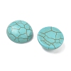 Craft Findings Dyed Synthetic Turquoise Gemstone Flat Back Dome Cabochons TURQ-S266-14mm-01-1