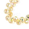 Transparent Glass Beads Strands GLAA-T006-14D-3