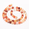 Natural Carnelian Bead Strands X-G-K153-B20-8mm-2