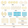 SUNNYCLUE 143 Pieces DIY Tree of Life Themed Earrings Making Kits DIY-SC0015-93-2