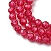 Cubic Zirconia Beads Strands G-G792-47-13C-3