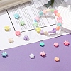 4 Style Opaque Acrylic Beads MACR-YW0001-51-7