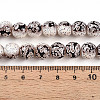 Transparent Baking Paint Glass Beads Strands DGLA-N009-10mm-08-5