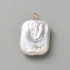 Natural Baroque Keshi Pearl Pendants KK-CJC0025-001G-10-1