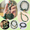 3Strands Natural Moss Agate Beads Strands G-PH0002-93-4