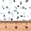 Spray Painted Picasso Cylinder Glass Seed Beads GLAA-T028-12A-07-4