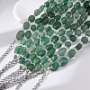 Natural Green Aventurine Beaded Bracelets for Women G-P563-07P-23-3