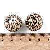 Printing Opaque Acrylic Beads OACR-Z035-09-3